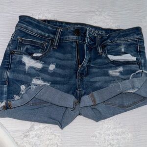 American eagle jean shorts, size 6